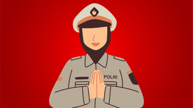 Ilustrasi polwan. (FTNews.co.id)